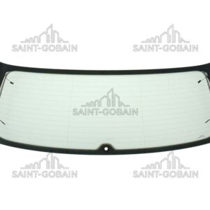 REAR HTD (W/AREIAL-4 PLUG) GREEN SEKURIT